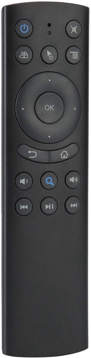 Dailygoods - G20 Bluetooth 5.0 - Draadloze Afstandsbediening - Sensorbediening - Stabiele Verbinding - Geschikt voor Android TV - Compact formaat
