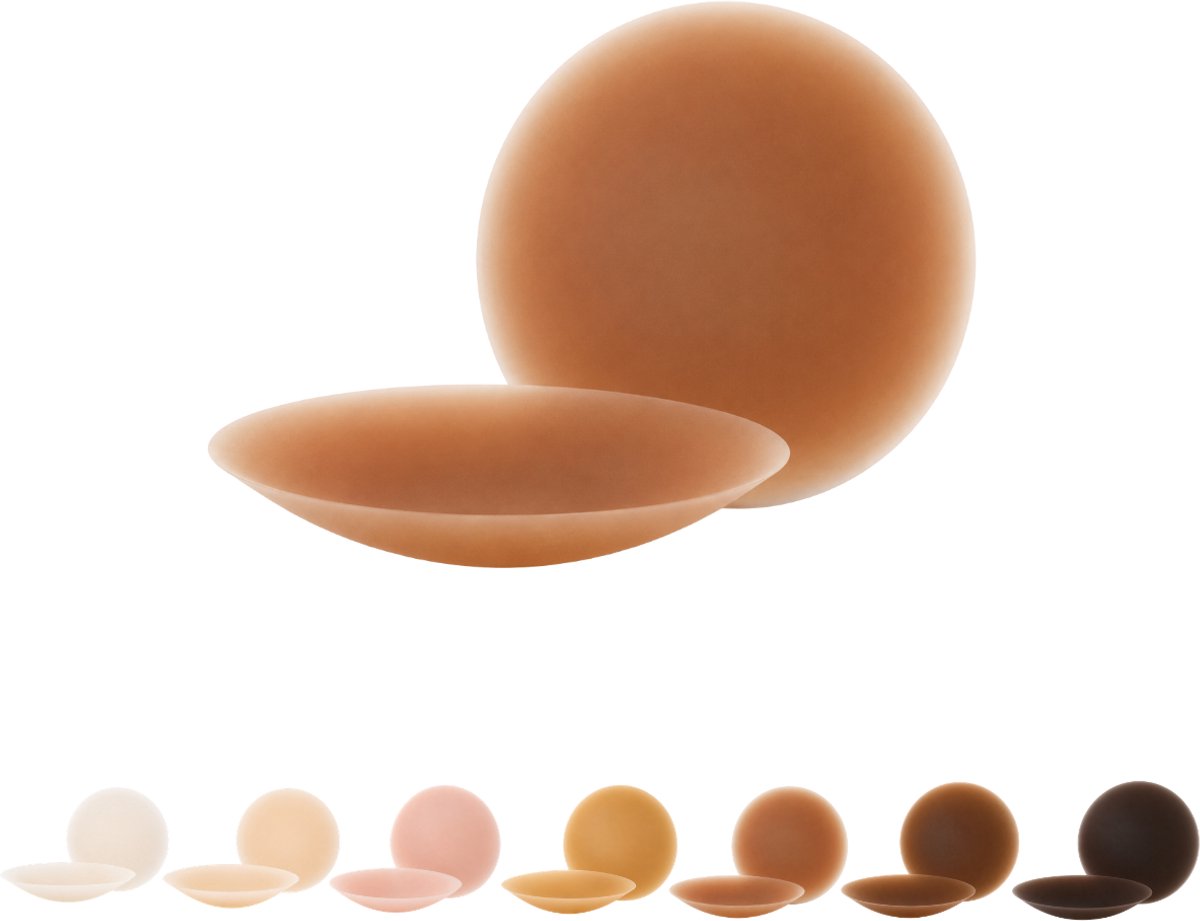 BOOBEES Silicone Nipple Covers - Size S - 8cm - Latte