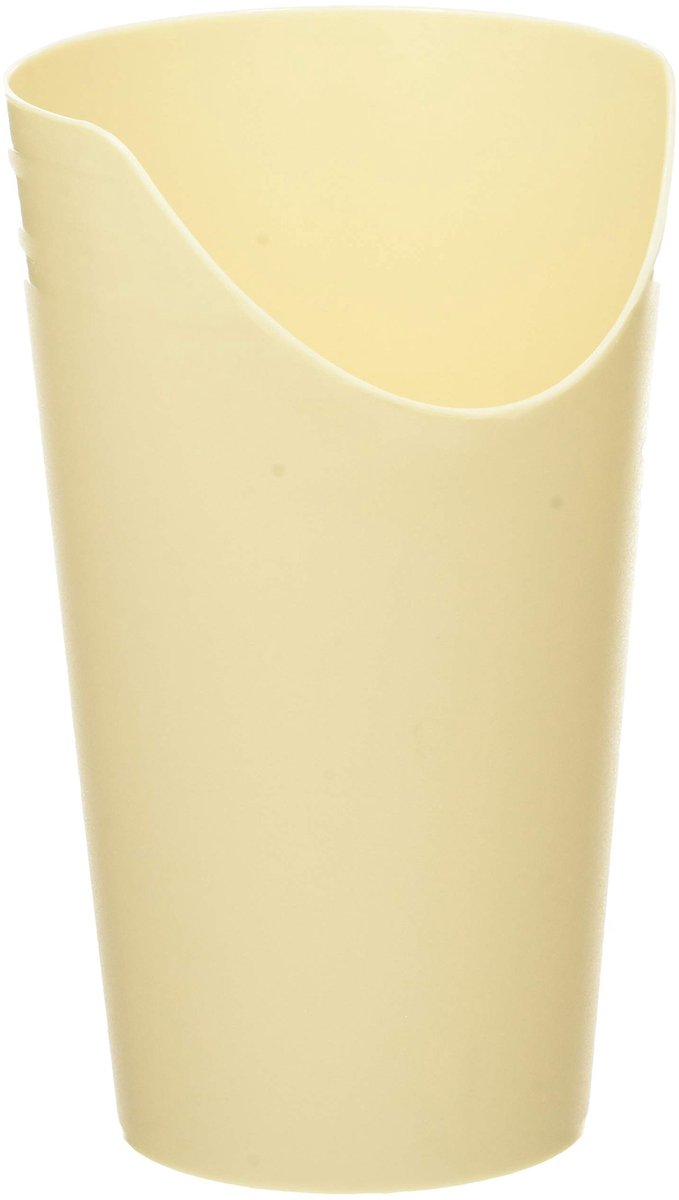 Dailygoods - Beker met Neusuitsparing - Ideaal voor Drinken - Handig en Praktisch - 7 cm - Geschikt voor Beperkte Mobiliteit - Verhoogt Gebruiksgemak