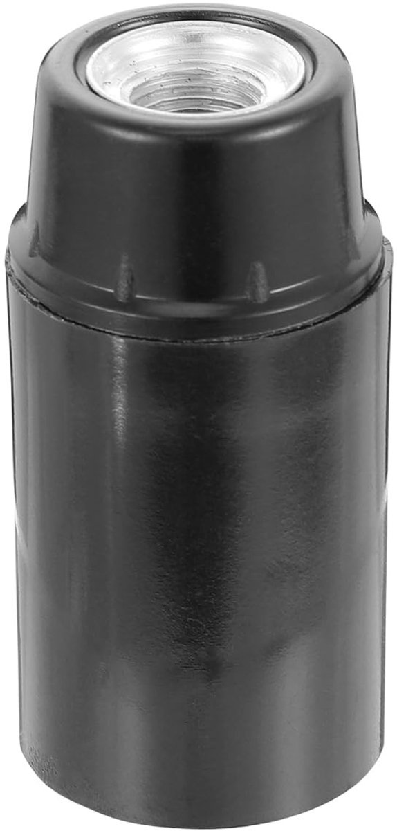 Dailygoods - E14 lamphouder - Bakeliet - Praktisch voor binnenverlichting - Zwart - Geschikt voor tafellampen - 10 stuks