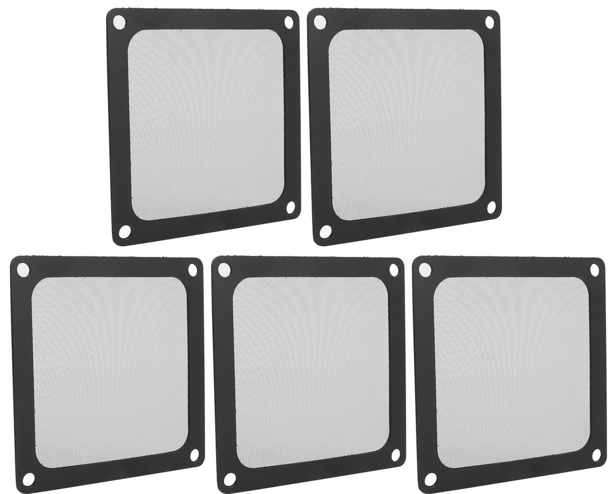 Dailygoods - 80 Mm Stoffilter - Magnetisch Ventilatorfilter - Hoge Ventilatie - Nylon Materiaalfilter - Geschikt voor Pc-chassis - Efficiënte Stofbesc