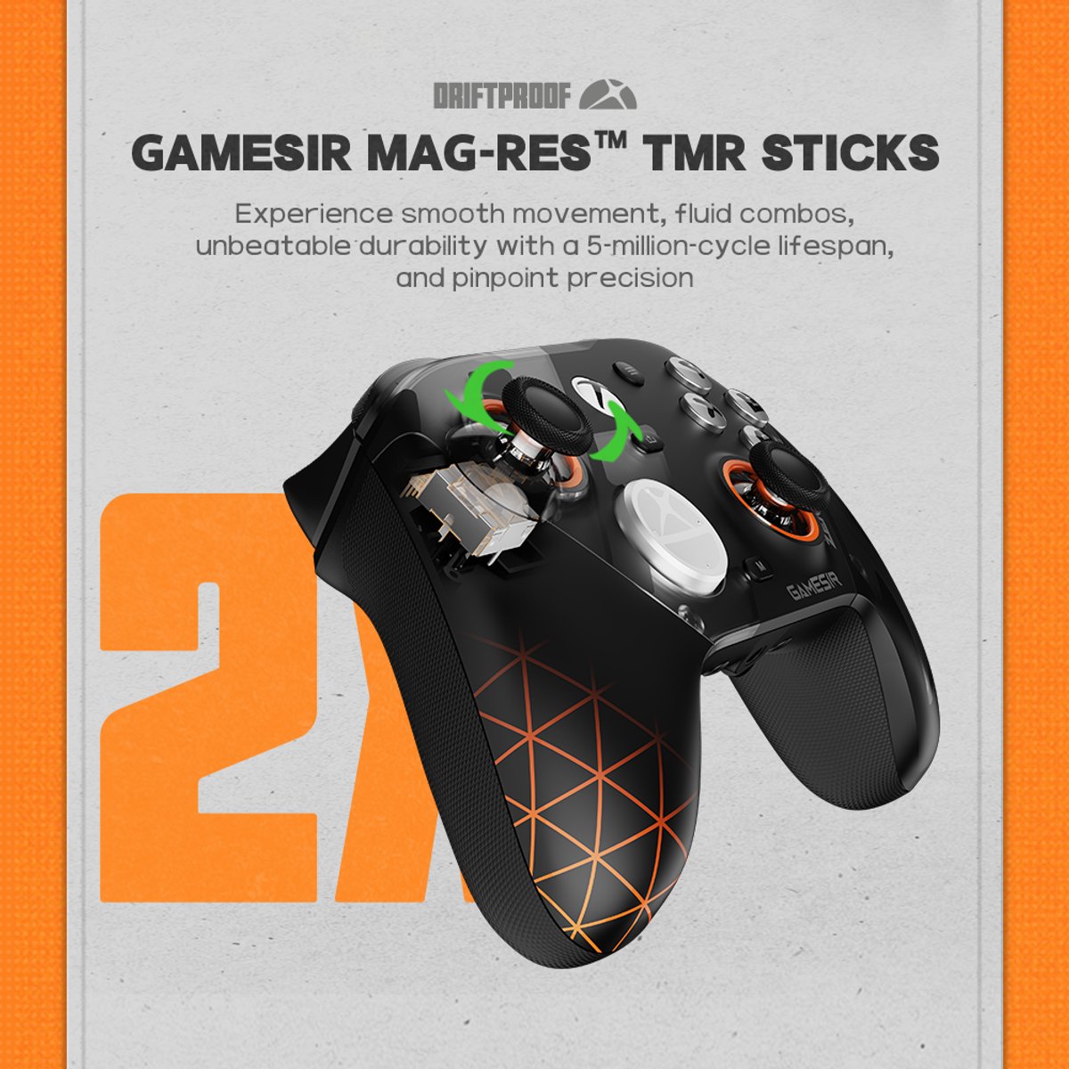 GameSir G7 Pro Zenless Zone Zero Edition Draadloze Controller voor Xbox Series X thumbnail 4