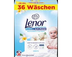Lenor Waspoeder Sensitive 36 Wasbeurten