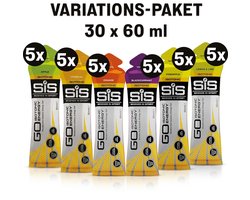 Science in Sport - SiS Go Isotonic Energiegel - 30x60 ml - Variatie pack bundel - Running gel met 22g koolhydraten