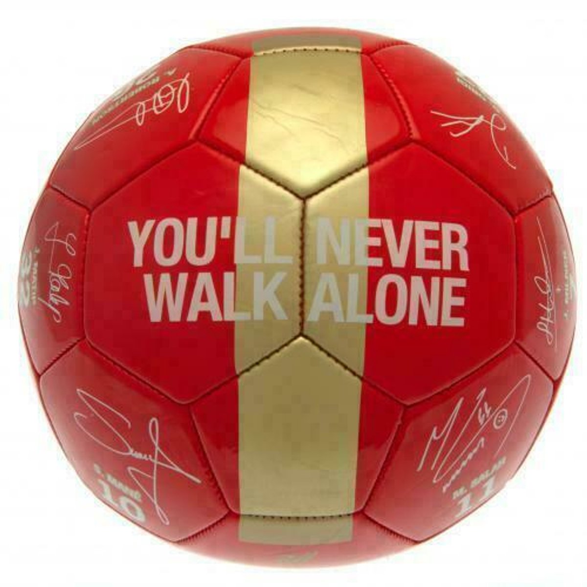 Liverpool Voetbal Handtekeningen rood maat 5