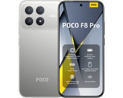 Smartphone-POCO F8 Pro-12GB+256GB-Titanium Zilver