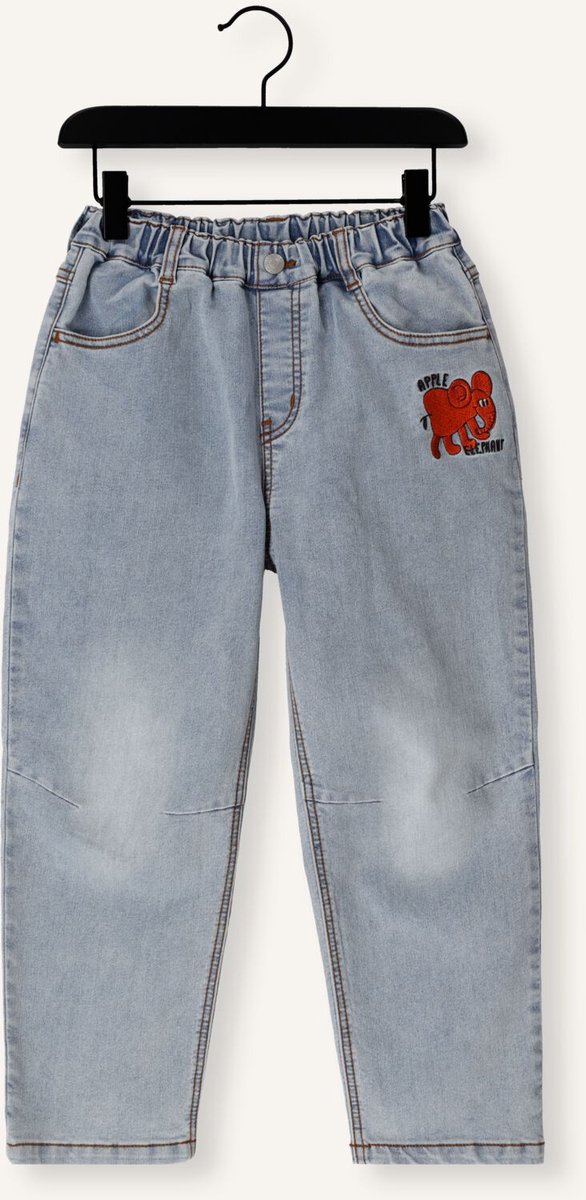 Jelly Mallow Elephant Brushed Denim Pants Jeans Jongens - Broek - Lichtblauw - Maat 116/122