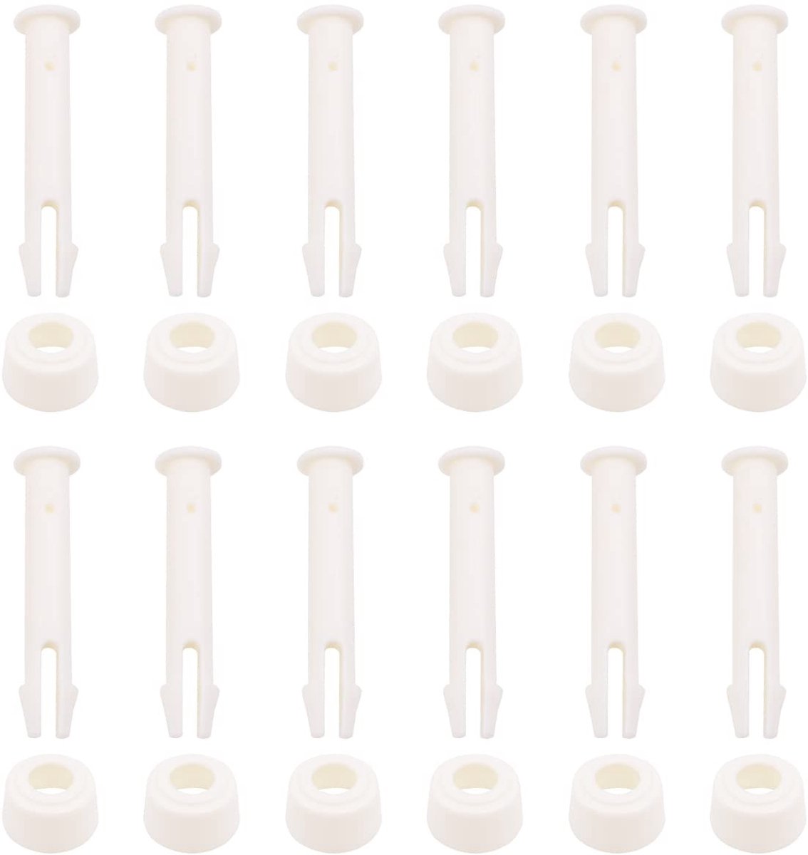 Elzusha - Plastic Pool Joint Pins - Vervangende Onderdelen - 12 Stuks - Geschikt voor Intex 10-12ft Pools - Eenvoudige Installatie - Duurzaam Mater...
