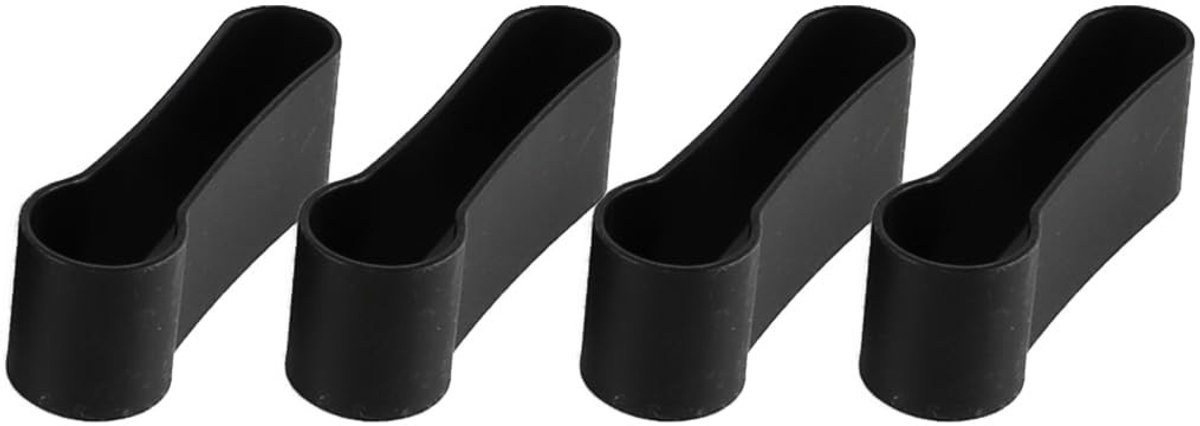 Dailygoods - Opvouwbare Stokhouderclip - Wandelen - Duurzaam - Stokkrukbindclipriem - Handig voor opvouwbare wandelstokken - 4 stuks