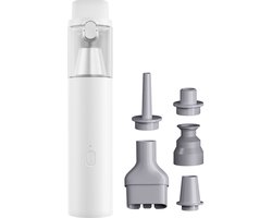 Auto Stofzuiger - Zuigen & Blazen - Kruimelzuiger Snoerloos - 4000Pa - Type-C - Handstofzuiger - Air Duster - Mini Stofzuiger - Kruimeldief - Wit