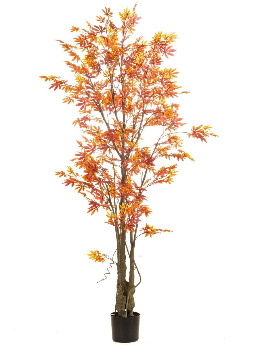 Kunstplant Japanese Maple XL - Oranje - Sfeervol & Onderhoudsvrij