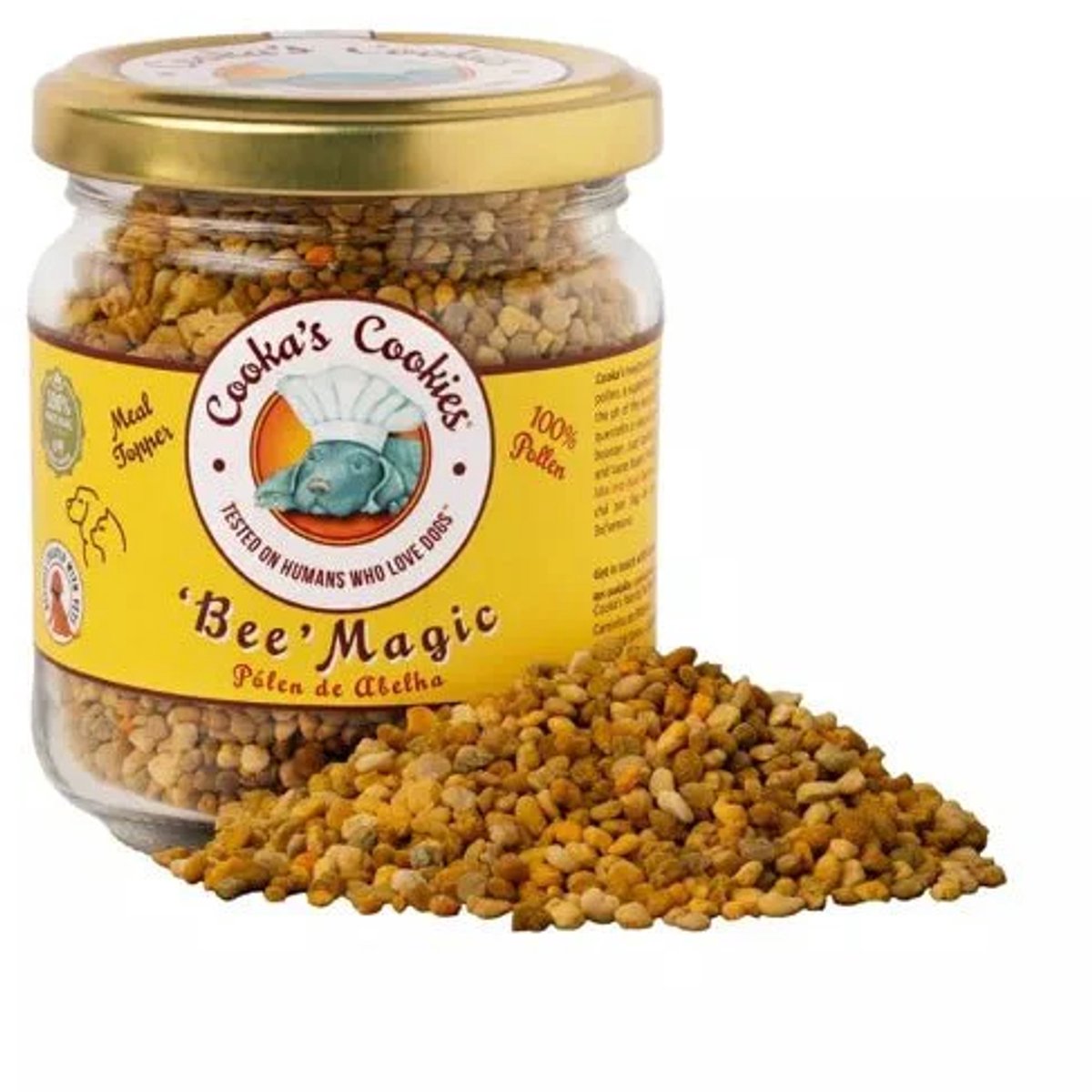 Cooka's Cookies Bee Magic (110gram) - Bijenpollen voor honden - boost voor het immuunsysteem