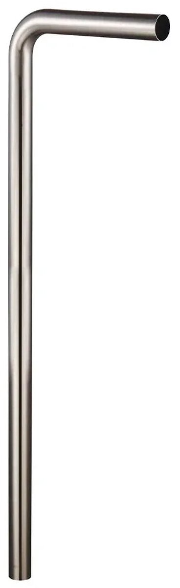DutchLine - Luxe vloerbuis 32mm – Geborsteld staal