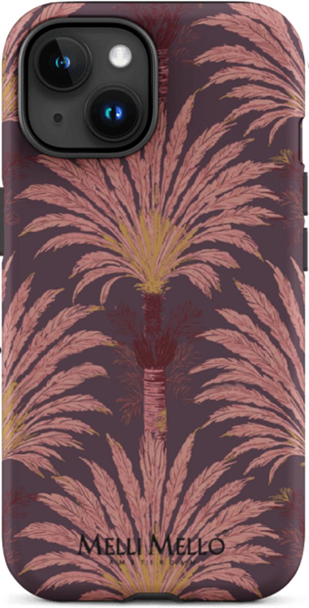 Melli Mello Telefoonhoesje Crimson Palm (Tough Case) - Apple iPhone 17 Pro Max