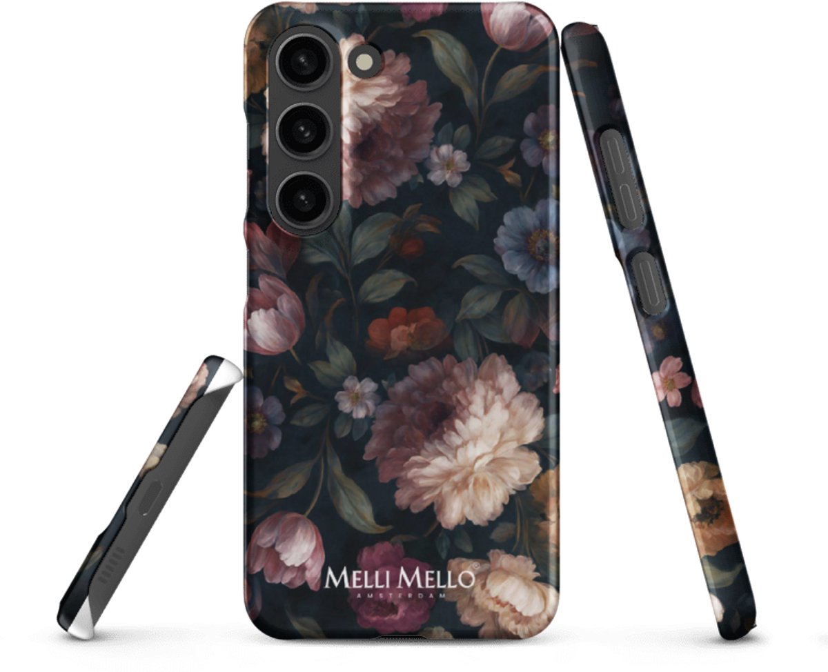 Melli Mello Telefoonhoesje Noir Bloom (Hard Case) - Samsung Galaxy S23