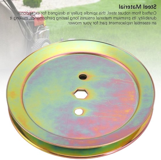 Molen Spindel Pulley voor Grasmaaier, Eenvoudige Installatie, Vervangingsonderdeel voor D105 D110 LA110 LA115 en GX20367, Geschikt voor Diverse Grasmaaiers — afbeelding 4