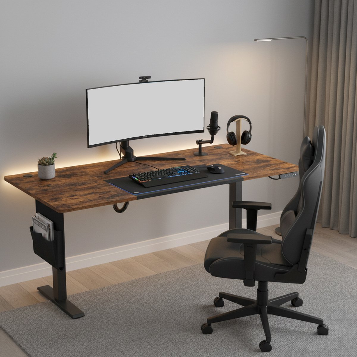 SONGMICS SONGMICS Zit-Sta Bureau - afbeelding 5