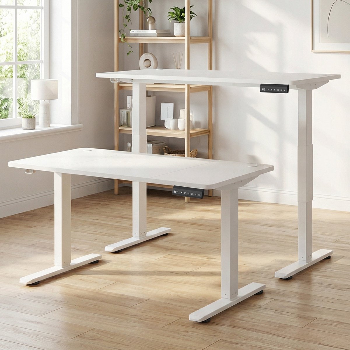 SONGMICS - Zit Sta Bureau - Geheugenfunctie voor 4 Hoogtes thumbnail 5
