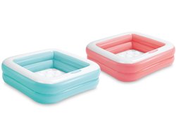 Intex Babybadje 85x85x23 cm Assorti + Reparatiesetje