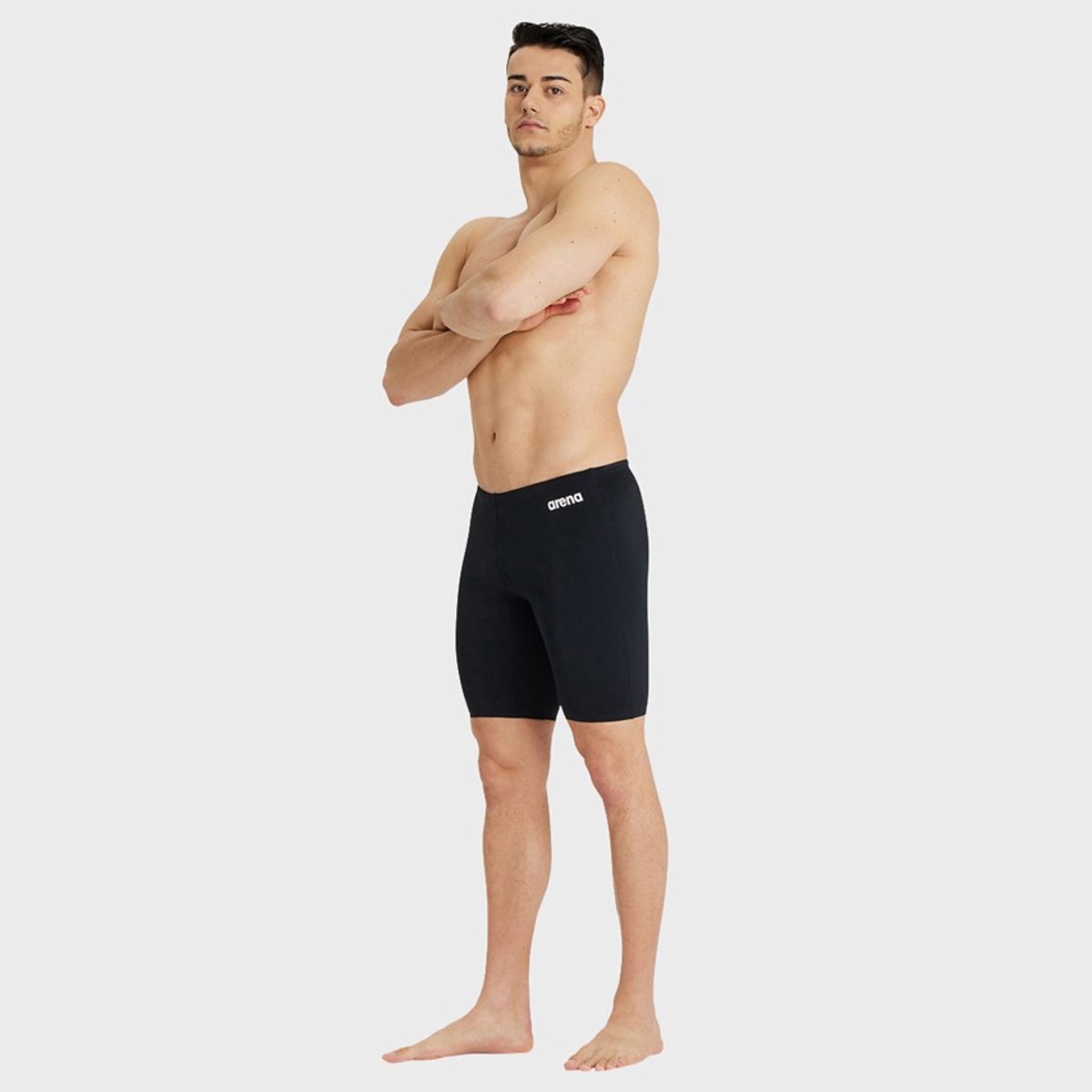 ARENA | M Team Swim Jammer Solid black - white (Maat - 75) — afbeelding 17