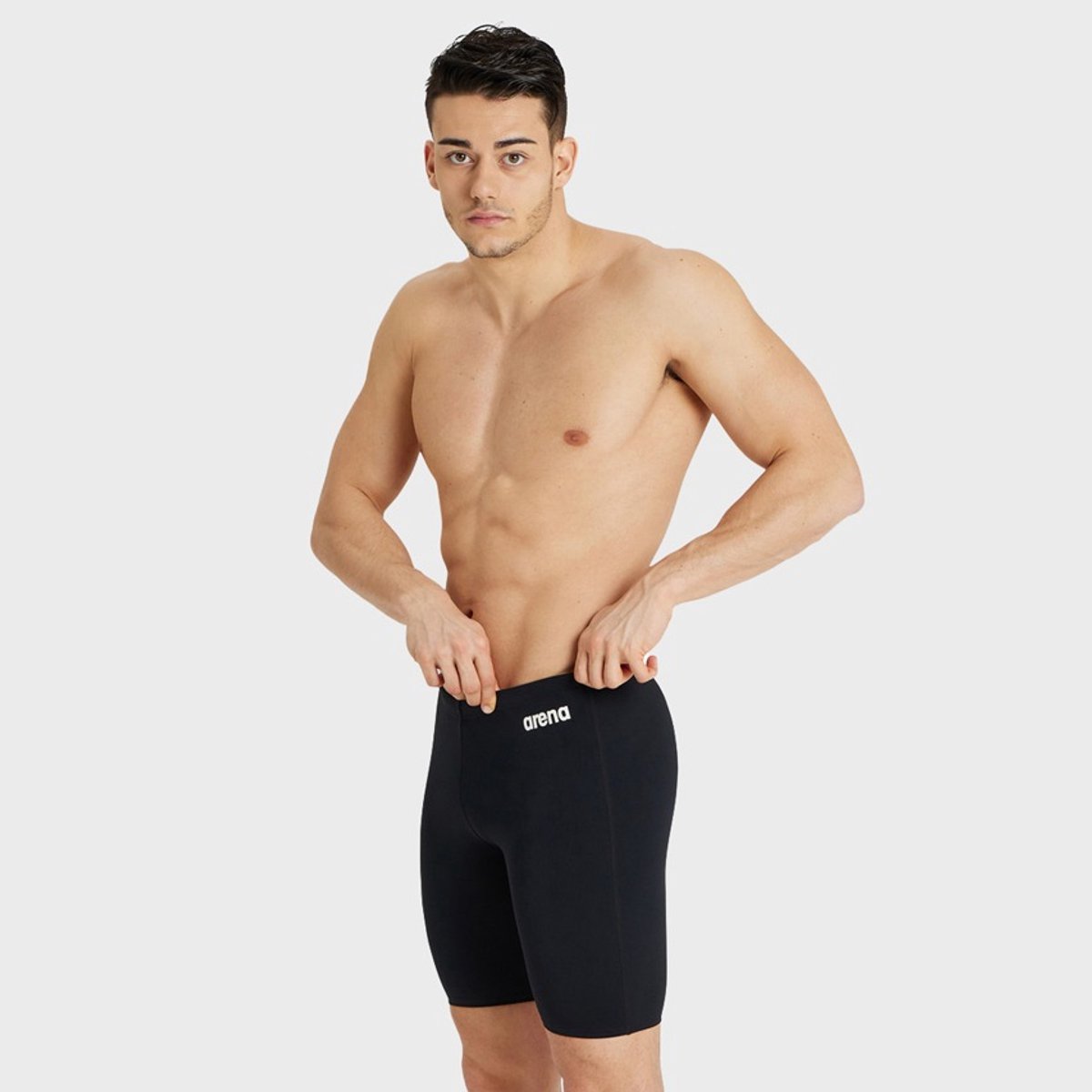 ARENA | M Team Swim Jammer Solid black - white (Maat - 75) — afbeelding 16