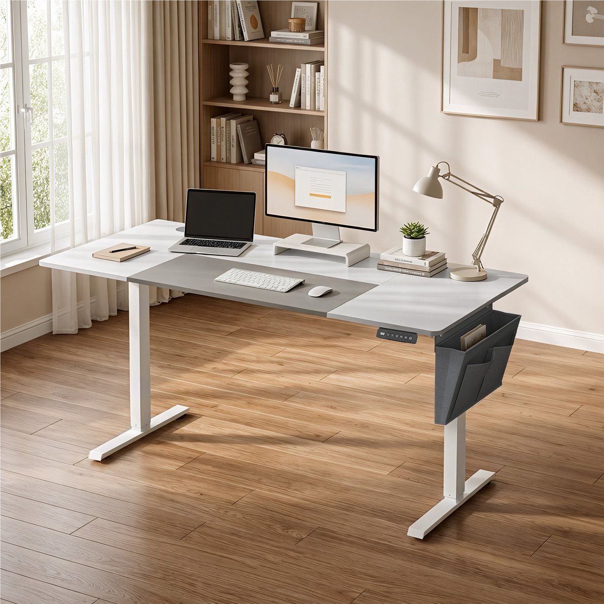 SONGMICS - Zit Sta Bureau - Verstelbaar thumbnail 4