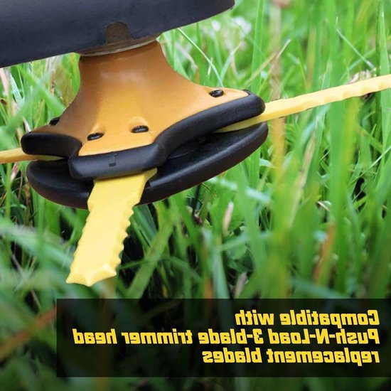 30 Stuks Vervangende Nylon Bladen voor Onkruidtrimmer - Compatibel met Push-N-Load en Pivotrim 2-in-1 Hoofd, Duurzaam en Efficiënt Onkruidbestrijding Accessoire — afbeelding 2