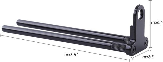 Set van 2 Aluminium Snag Bars voor Vissers, Windbestendige Hengelverbinder en Bijtalarm Ears, Perfect voor Actieve Vissers — afbeelding 4