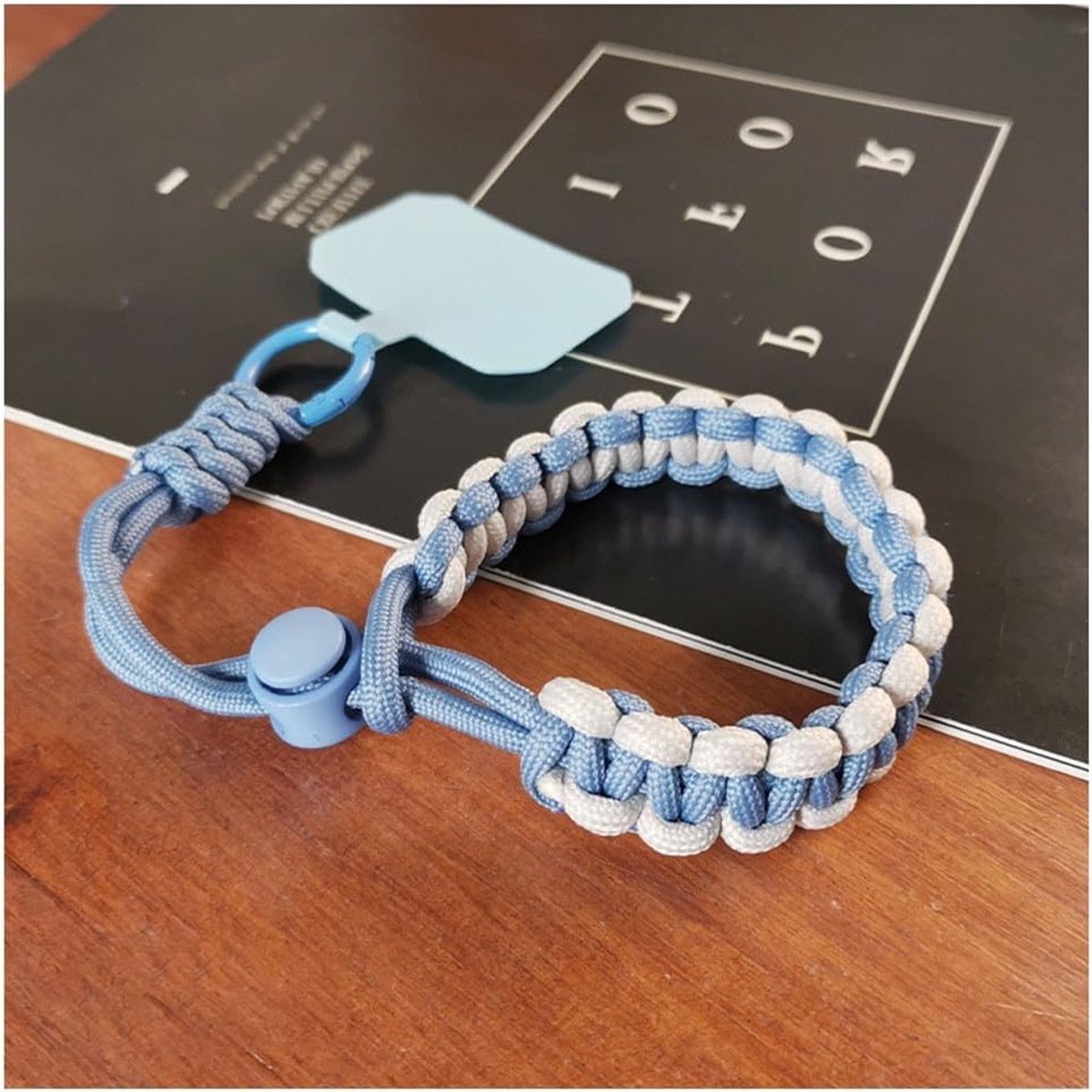 Verstelbare Handyketting voor Smartphones - Kleurige Nylon Lanyard met Verstelbare Sluiting en Handgreep voor Veilig Draaggemak