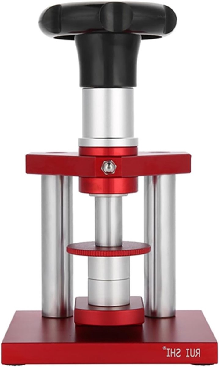 Professionele Horloge Opener Machine voor Achterdeksel - Inclusief 20 Doppen en Drukgereedschap voor Horlogereparatie