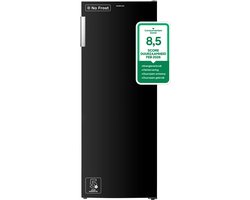 Inventum VR1430B No Frost kastmodel vriezer energiezuinig - 161 liter - 143 cm hoog - Supervriezen - Energielabel C - Geschikt voor garage tot -15°C - Vrijstaand - 5 lades/vakken - Zwart