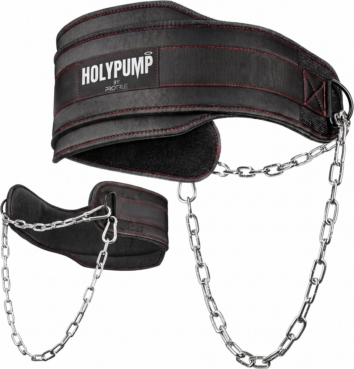 ProTrue® Dip Belt - Dip Riem met Ketting - Weight Belt - Dipping Powerlift Riem - Gewicht Pull Ups Gordel voor Lifting, Krachttraining, Crossfit, Calisthenics, Bodybuilding en Fitness