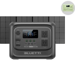 BLUETTI Elite 300 3014.4Wh - 2400W - Duurzame energie - met 350W Zonnepaneel PV350 - Elite 10 200W 128Wh Powerstation -LFP Draagbare Accu - voor Camping, Thuis Noodstroom