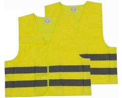 Veiligheidshesjes - Geel - 2 stuks voor volwassenen