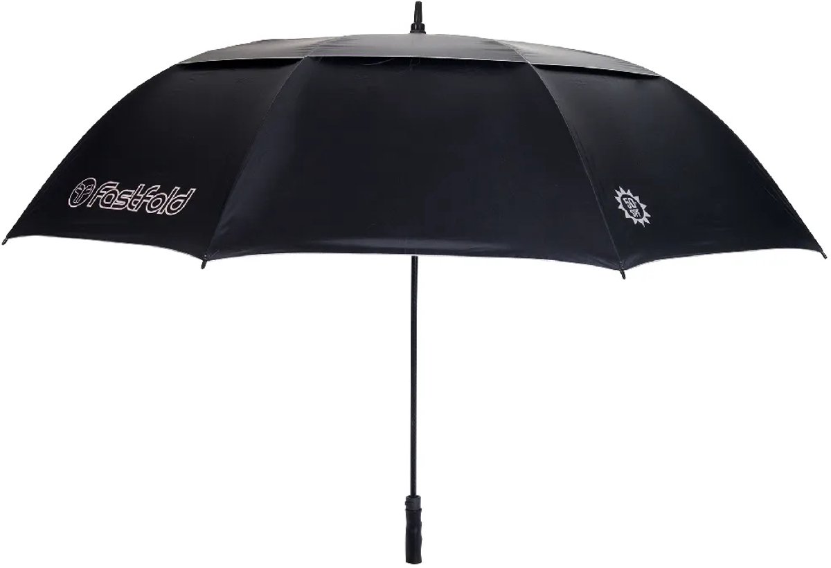FastFold Double Canopy High End Golfparaplu - Zwart