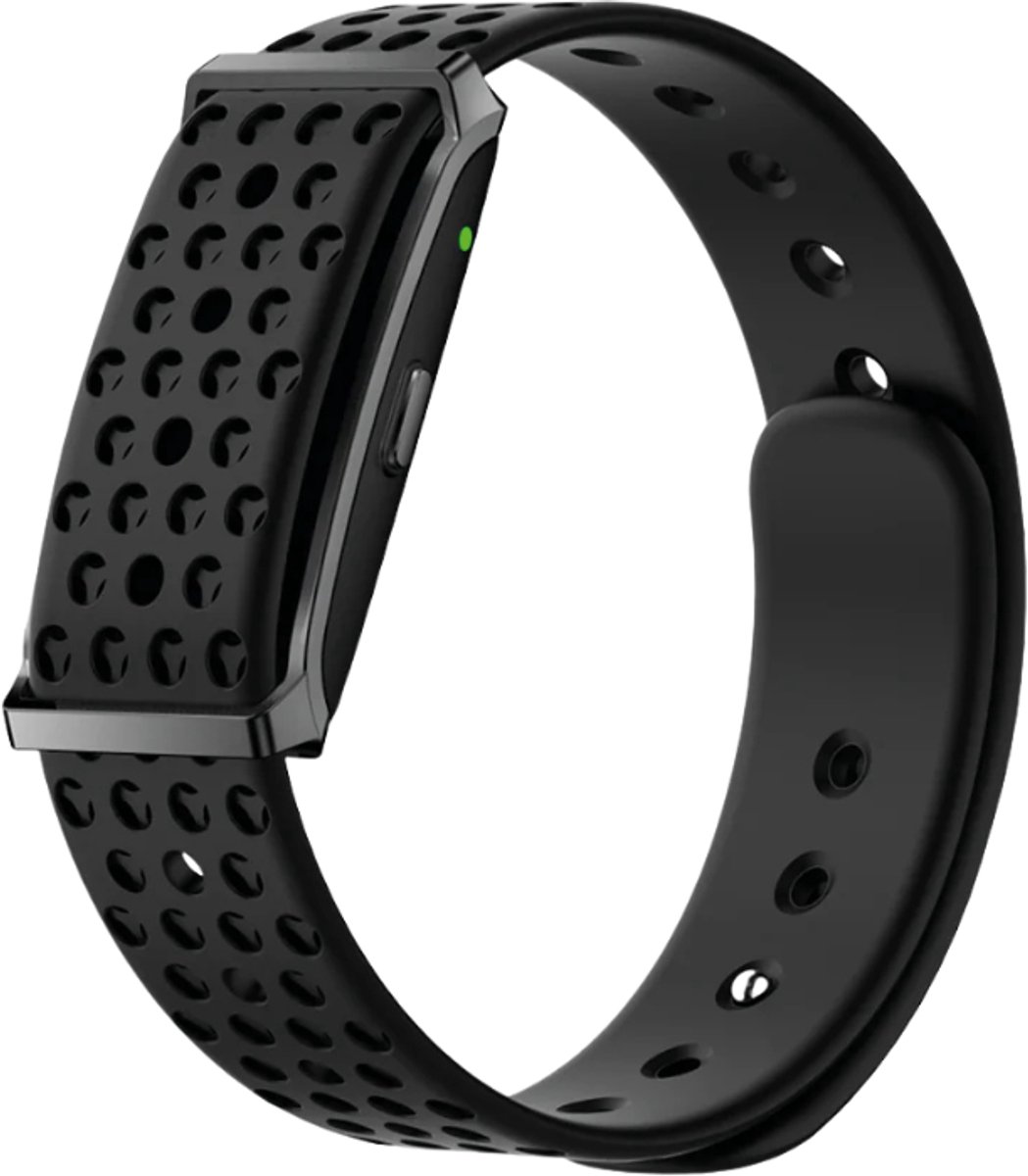 NOLATR Motion – Stappenteller & Hartslagmeter – Sport Armband – Activity Tracker – Dames & Heren – Silicone Zwart – Slaapmonitor – Zonder Abonnement