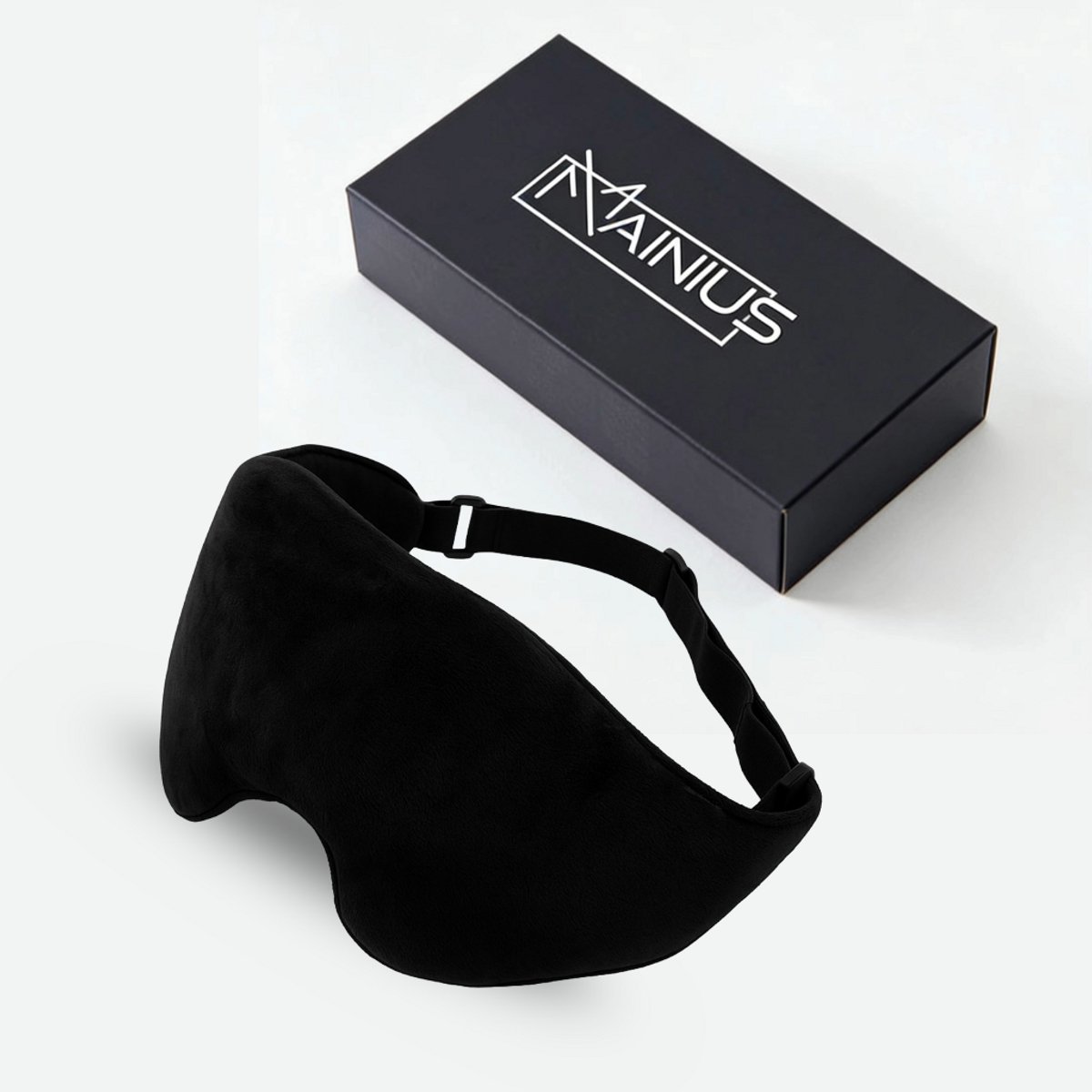 Verzwaard Slaapmasker - Oogmasker- Ontspanning - Betere Nachtrust - Stress - Hoofdpijn - Migraine - Gewichtsmasker - 100% Lichtblokkering - Zacht - Verstelbaar - Reizen en vliegtuig - Zwart