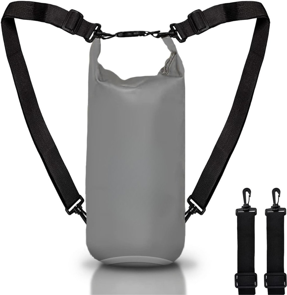 Drybag - Waterdichte Tas / Rugzak - Strandtas - Zwemtas - Wetbag - Droogtas - Outdoor Tas - Synthetisch - 20L - Grijs - van Imperatoris
