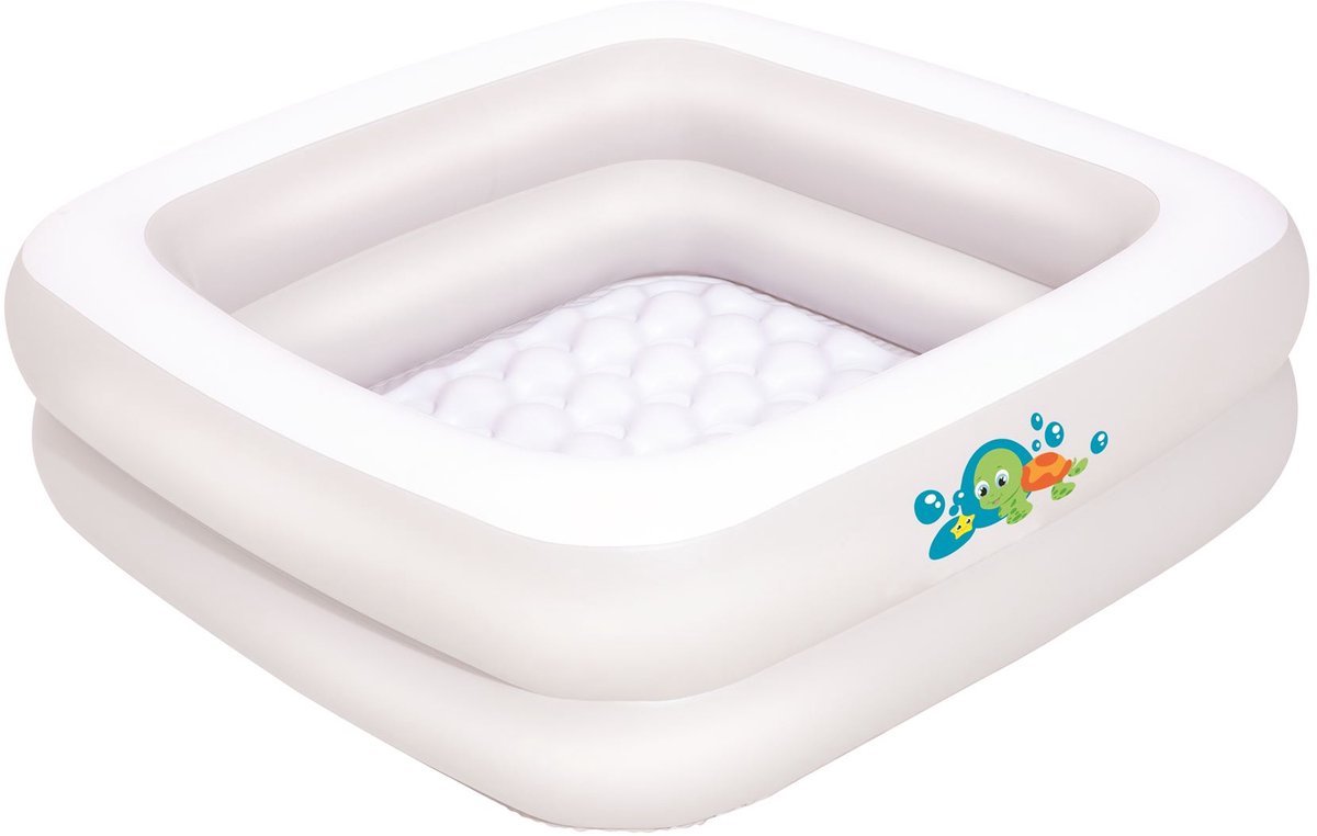 Bestway - Babyzwembad met Opblaasbare Bodem - 86 x 86 x 25 cm — afbeelding 11