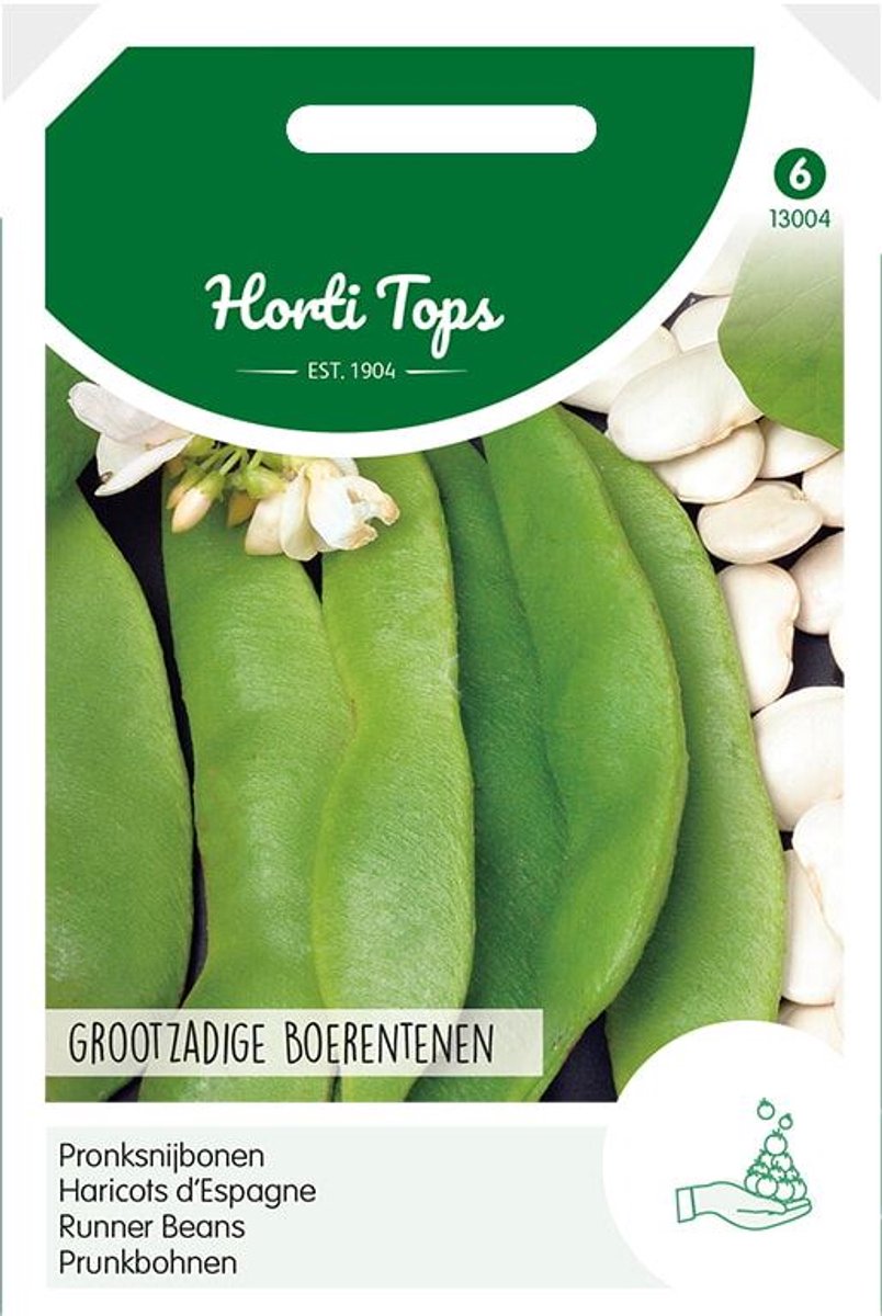 Hortitops Zaden - Pronksnijbonen Grootz.(Boerentenen)