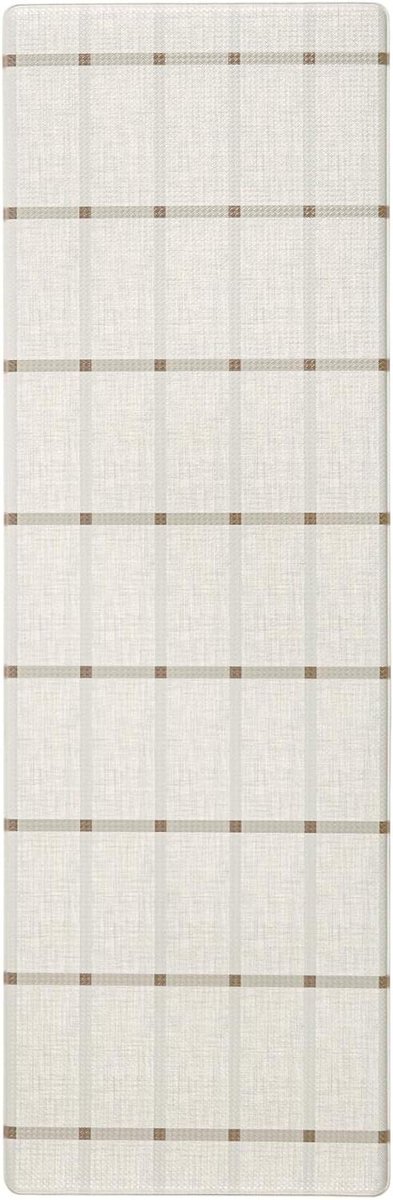 Comfort Plus Mat - Keukenmat Loper - Staand Werk Comfort - Traagschuim Kern - 457 x 1397 cm - Beige