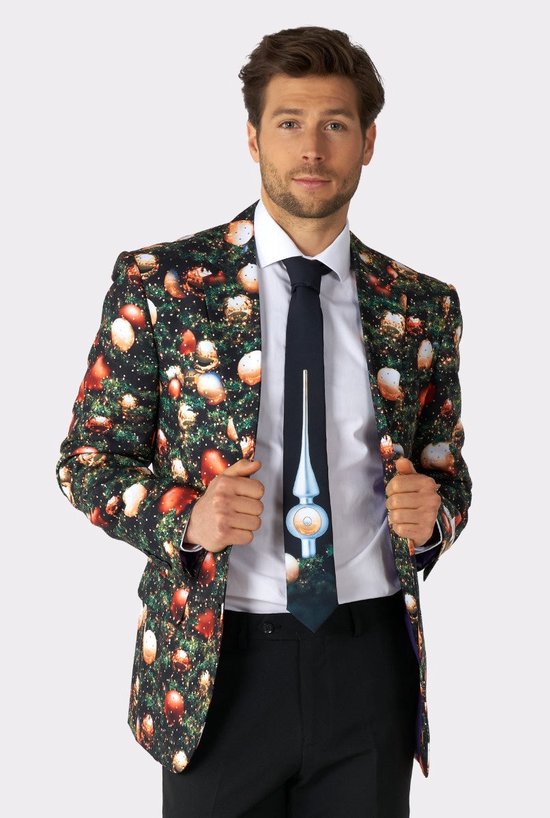 OppoSuits Shine Pine - Costume homme - Costume de Noël - Noël - Taille EU 48