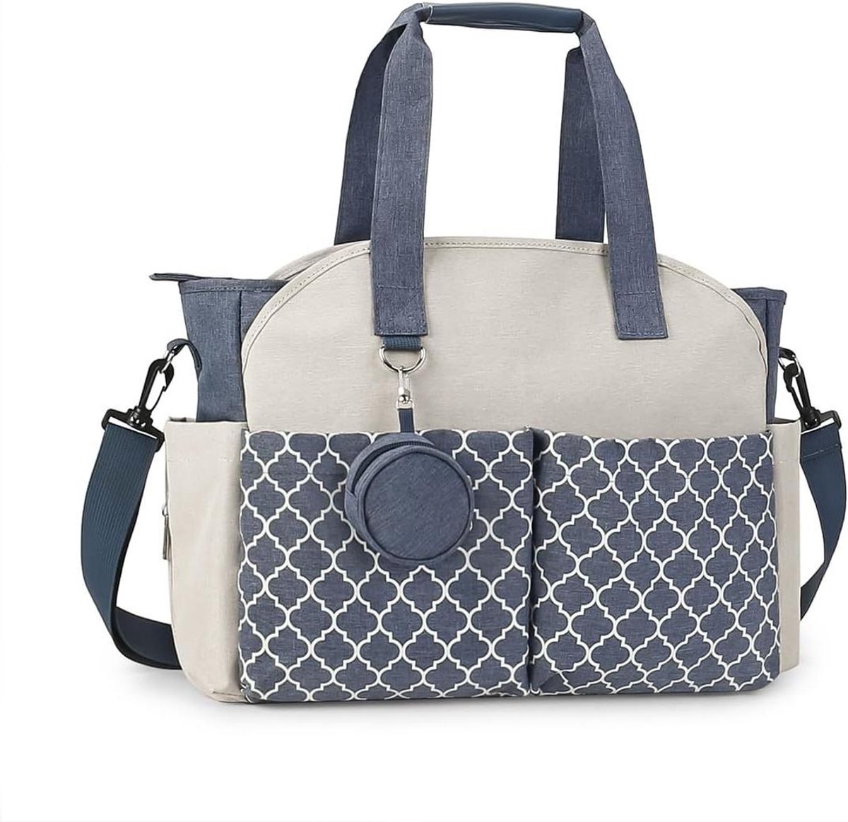 Luiertas - Draagtas Baby - Baby Verzorging - Waterdicht Polyester - 40 x 13 x 29 cm - Zwart
