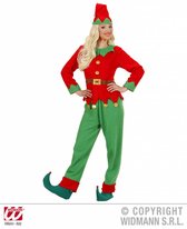 "Verkleedpak Kerstman Elf voor dames - Verkleedkleding - Medium"