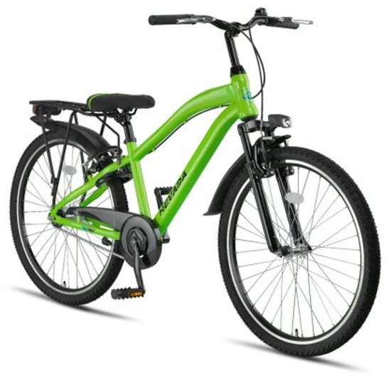 Altec Nevada - Jongensfiets 26 Inch - Kinderfiets voor 10 tot 14 Jaar - 140-155 cm - V-Brake + Terugtraprem - Neongroen van Altec — afbeelding 2