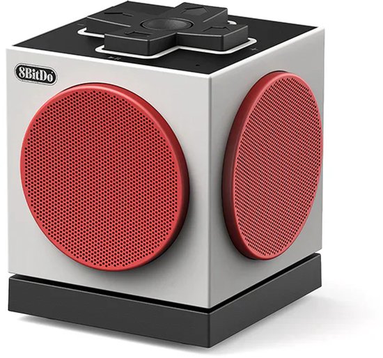 8BitDo Retro Cube 2 Bluetooth Speaker Draadloos Oplaadbaar Retro Design D-pad AUX 8 uur batterij