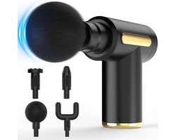 Massage Gun Mini - diepe weefselmassage - Professioneel Massage Apparaat - Massageapparaat Massagegun - Massage Pistool - cadeau voor Kerstmis, Moederdag, Vaderdag, Valentijnsdag - Zwart