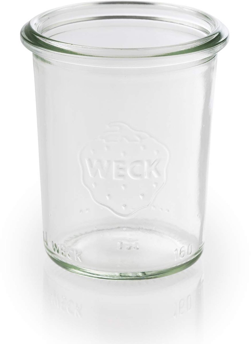 Weckglazenset, 12 stuks, inhoud 0,16 liter