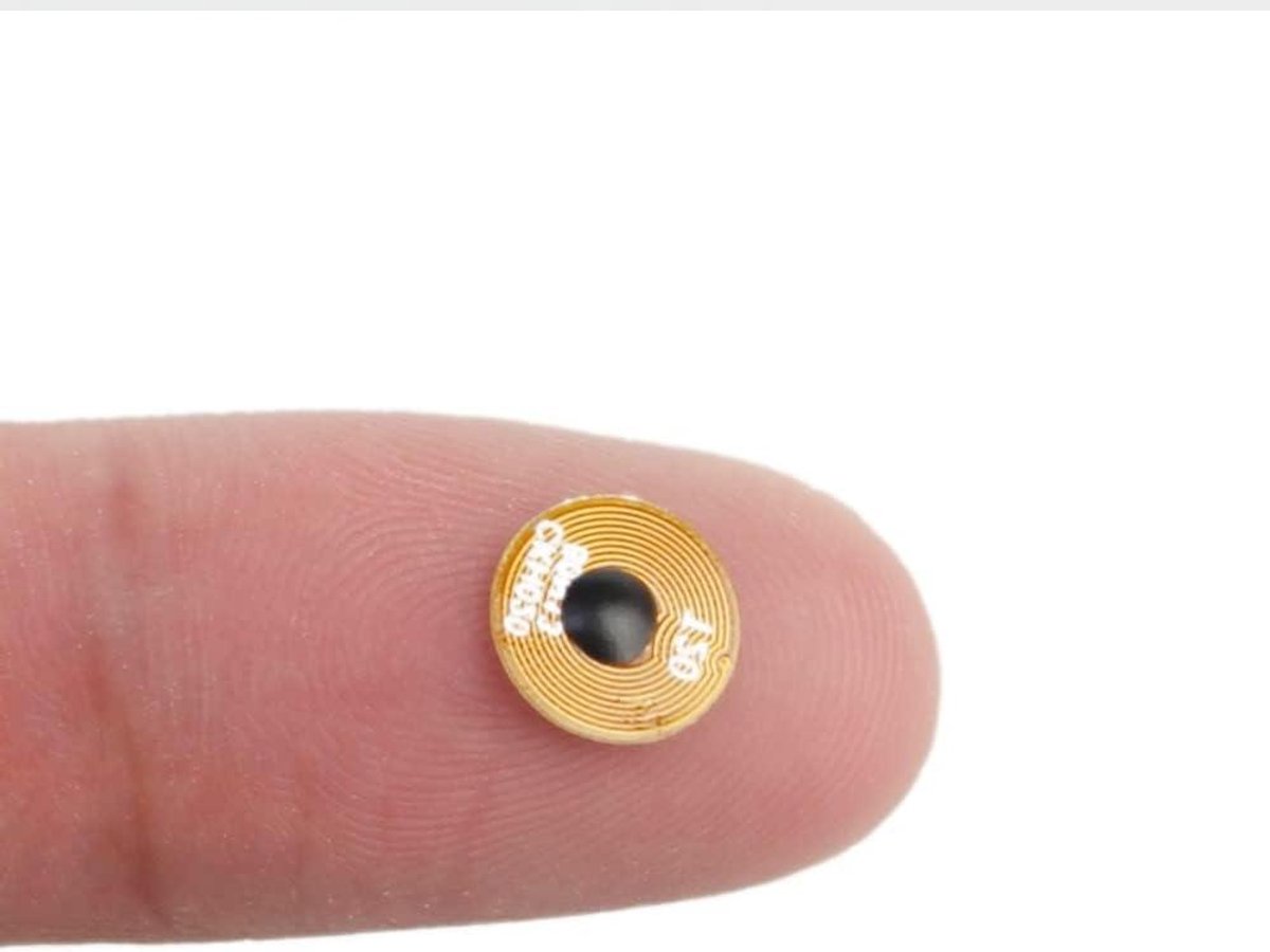 Elektronische Tag - NFC Sticker - Data Opslag - Hoge Frequentie - 8 mm - Zwart