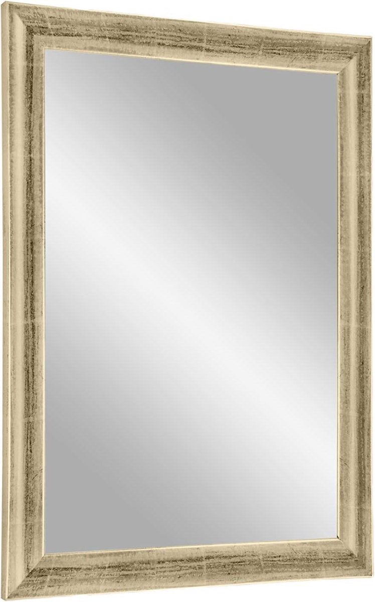 Wandspiegel - Spiegel met lijst - Interieur styling - Handgemaakt in Duitsland - 35x35 cm - Zilver